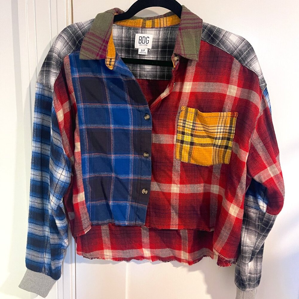 Urban Outfitters Plaid Crop Top
